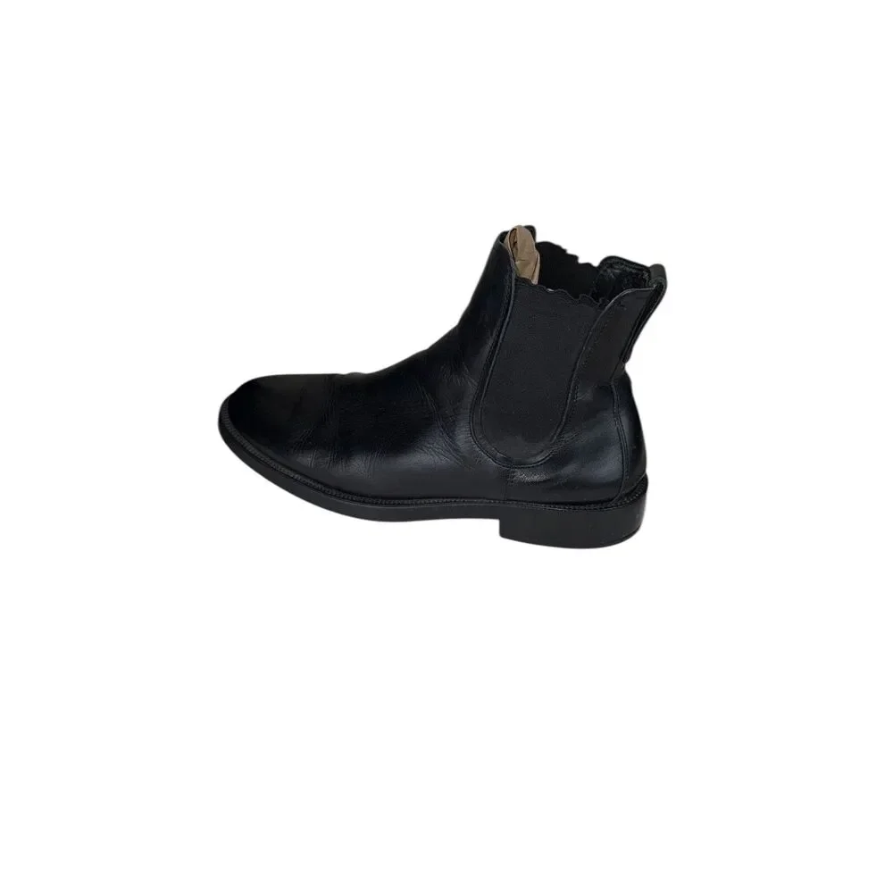 J. Crew‎ Men’s Genuine Leather Chelsea Boots Black Size 11